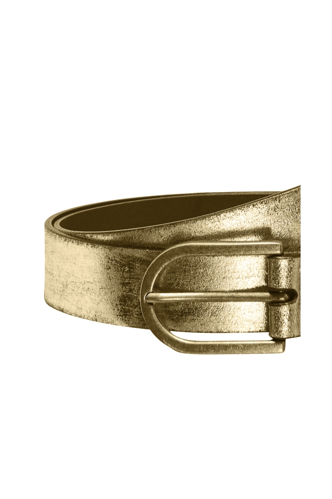 ONLVIGGA SHINY LEATHER JEANS BELT A 15312109 GOLD COLOUR/ANTIQUE